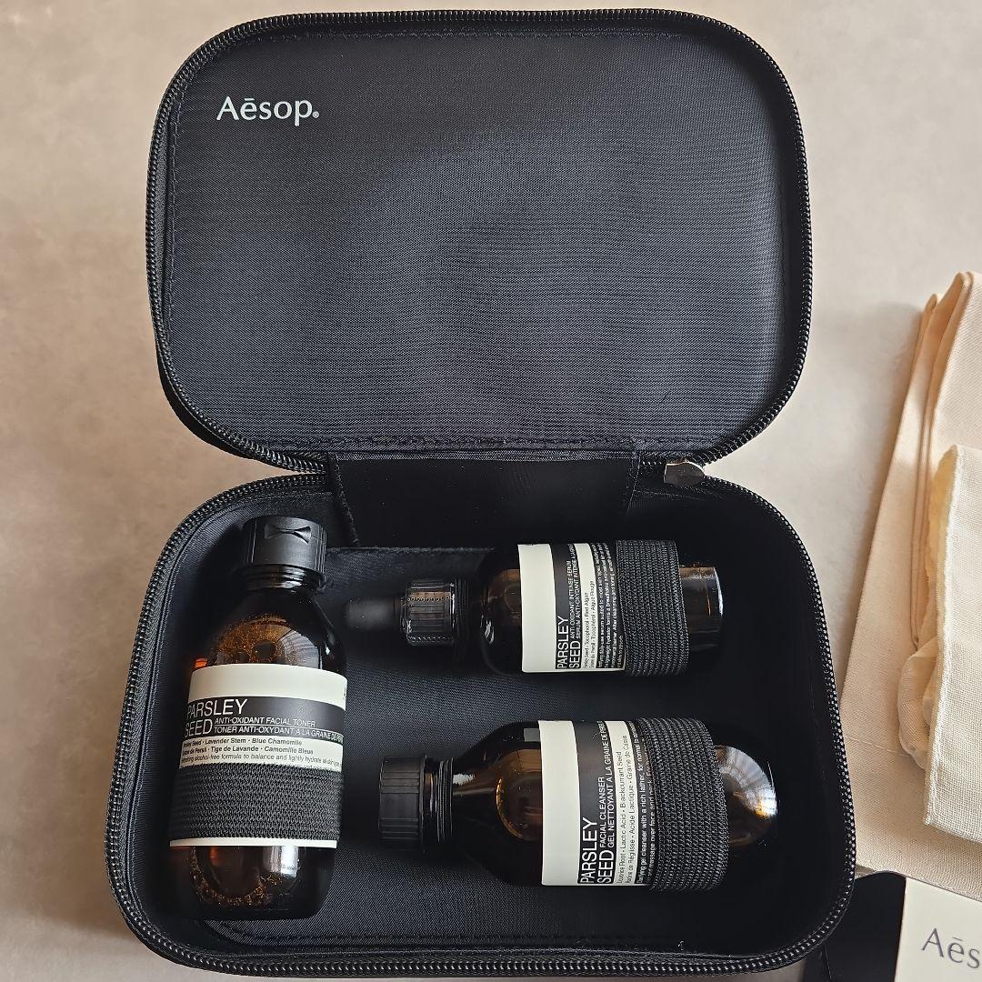 イソップパセリシードスキンケアキット未開封～美品～限定トートバッグ