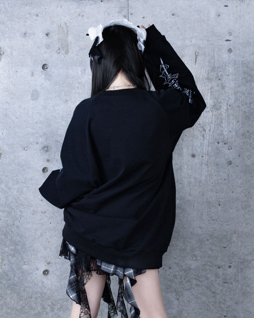 amilige アミリージュ くま プリントスウェット ブラック - メルカリ