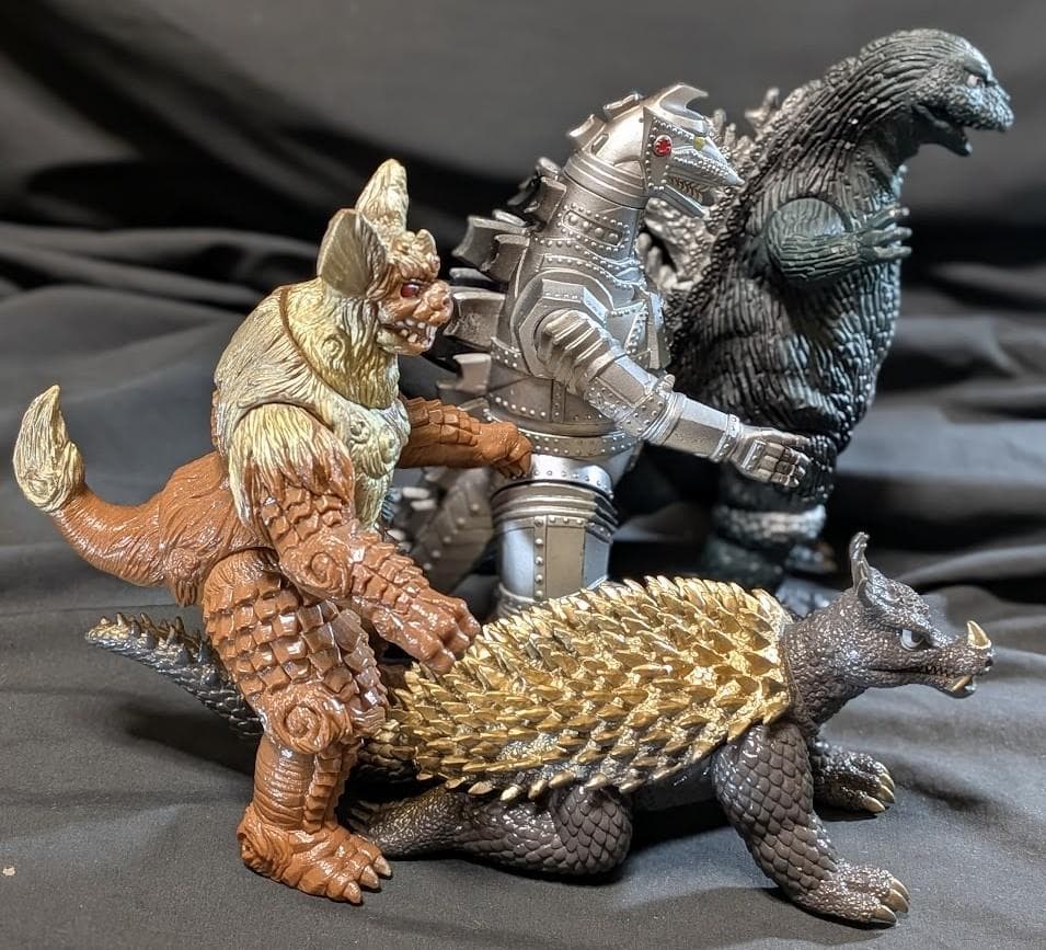 昭和ゴジラ・メカゴジラ・キングシーサー・アンギラス（バンダイ