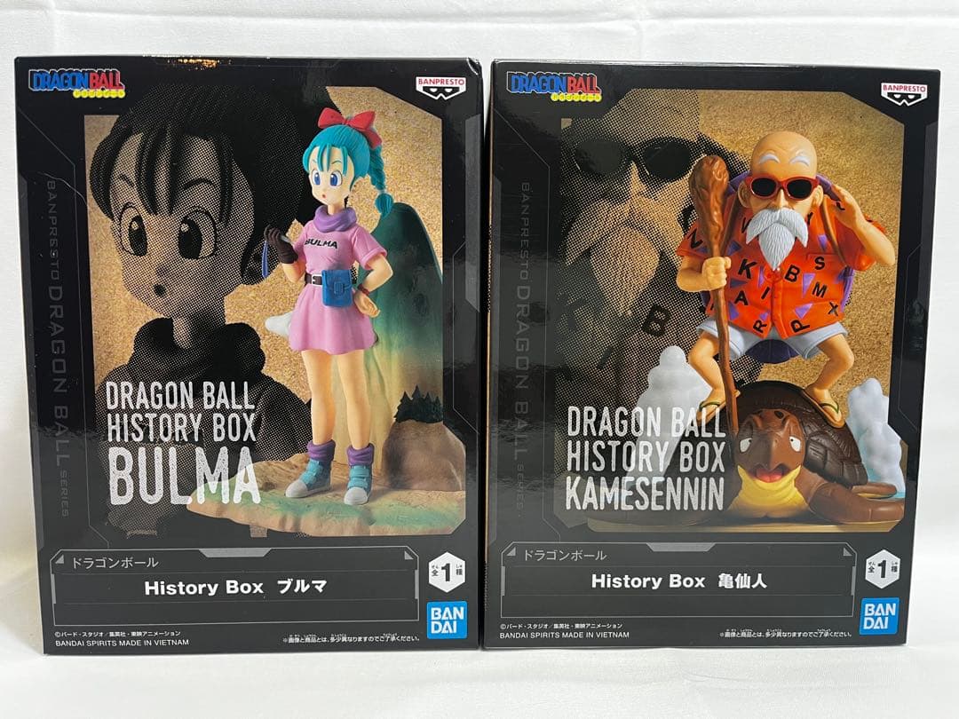 新品未開封】 ドラゴンボール ヒストリーボックス ブルマ 亀仙人