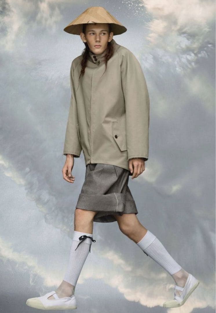 メゾンマルジェラ24SS S67AM0075ビートルバックルジャケットブルゾン