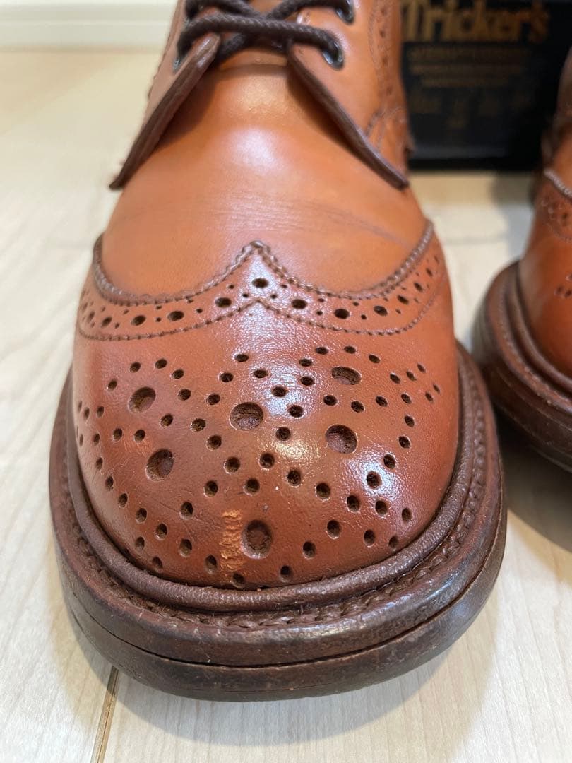 k*u様 Tricker's トリッカーズ カントリーブローグブーツ（Malto