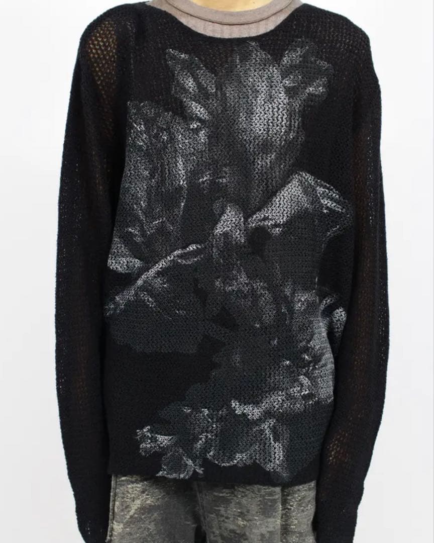 ターク/TAAKK フラワープリントニット サイズ2 - メルカリ