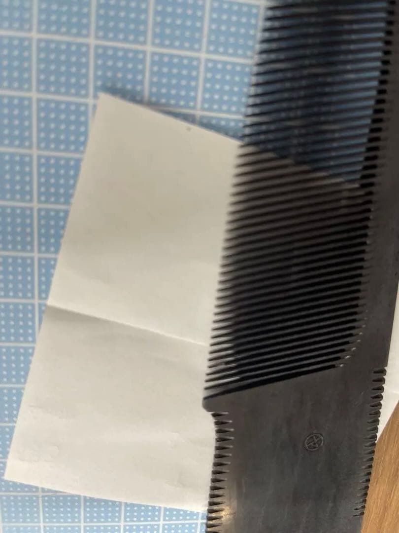 マルヤ 角度櫛 微角 黒ベーク 誂櫛 2枚セット