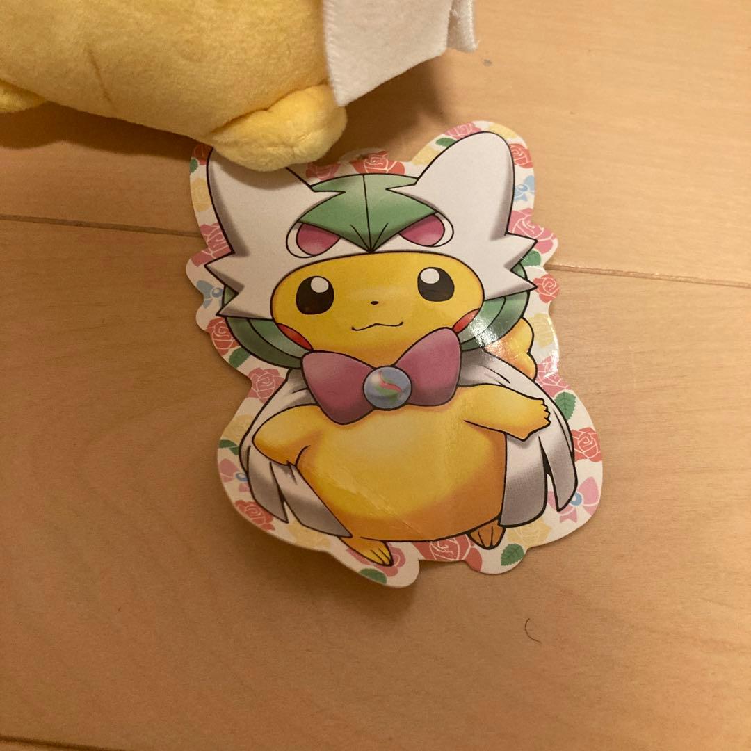 メガサーナイトのポンチョを着たピカチュウ ぬいぐるみ ポケモン