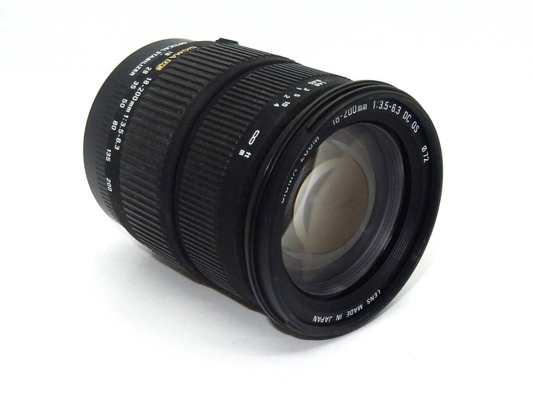 SIGMA 18-200mm F3.5-6.3 DC OS キヤノンマウント