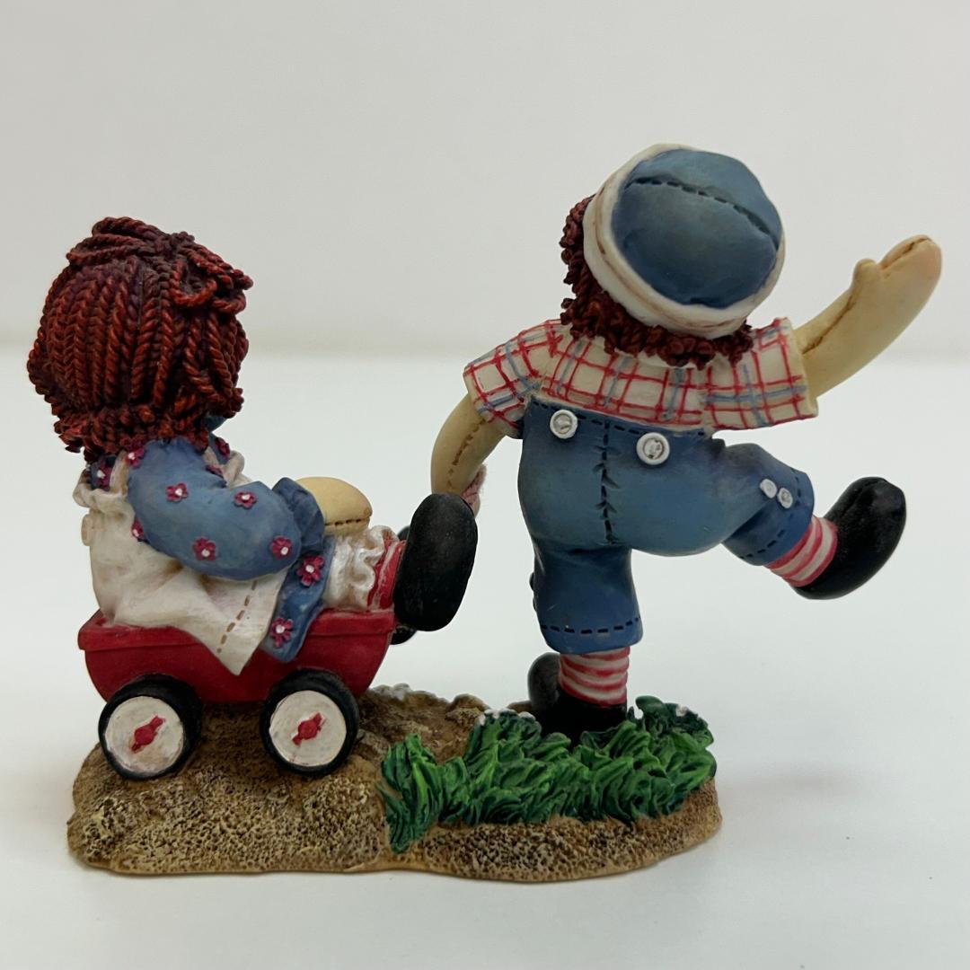 ね*^様 ラガディ アン＆アンディ 置物 陶器 エネスコ Raggedy Ann