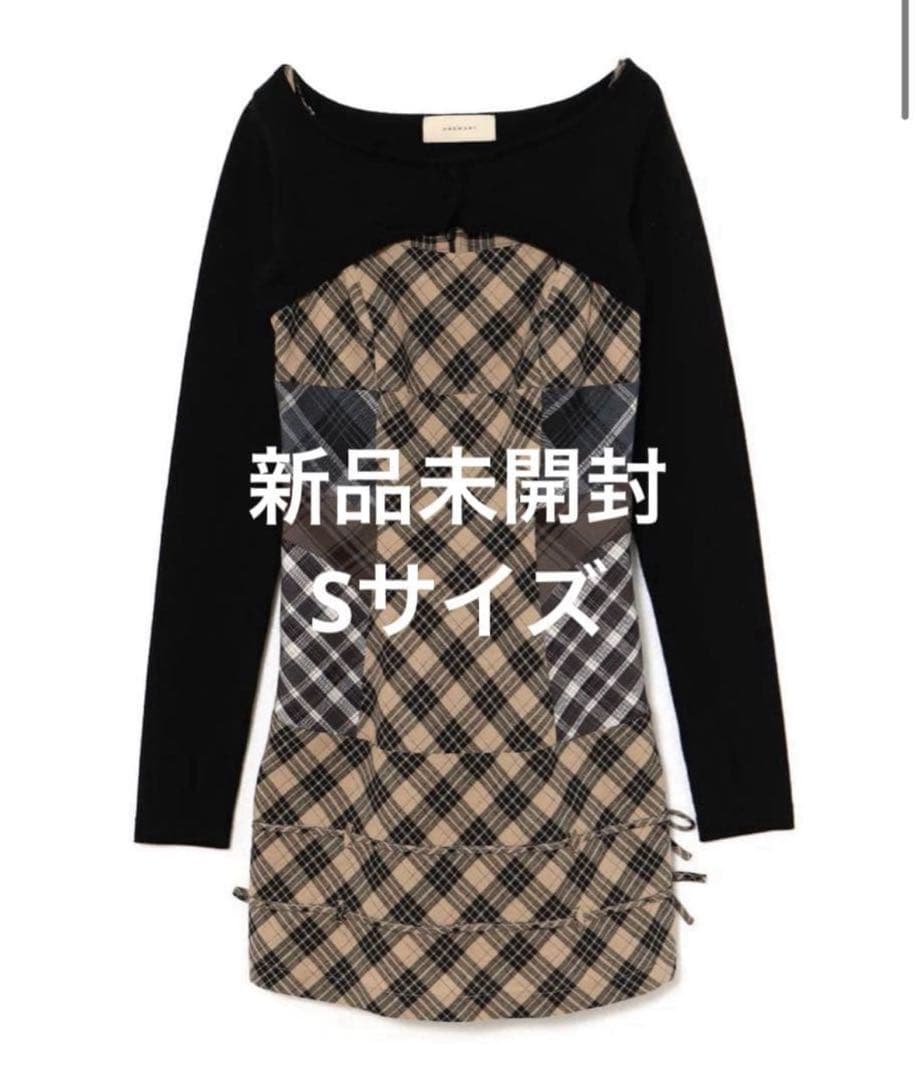 andmary Aine set mini dress beige Sサイズ ANDMARY Aine set mini dress Sサイズ - メルカリ