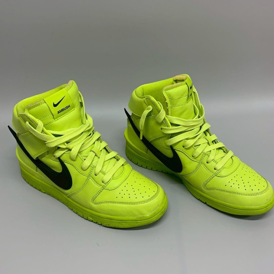 美品 NIKE AMBUSH DUNK HIGH アトミックグリーン3回着用 - メルカリ