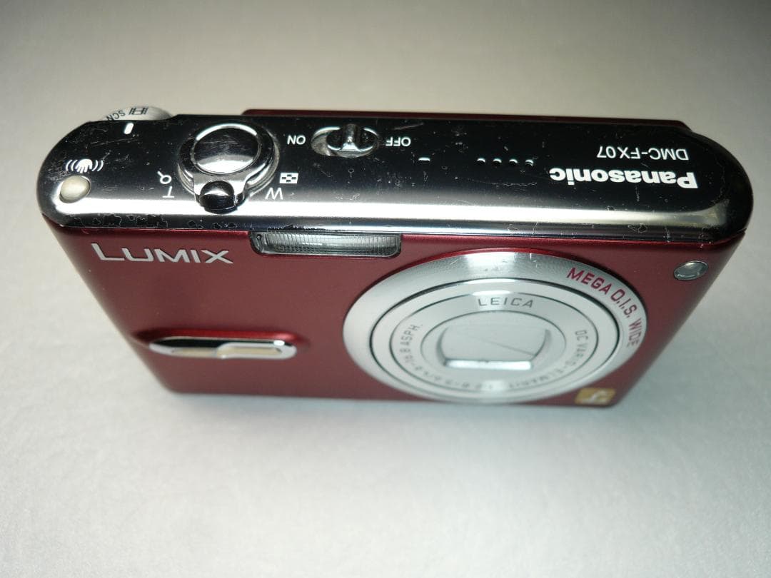 LUMIX☆DMC-FX07⭐️極美品⭕️安心の実働品☆エンジ色 - メルカリ