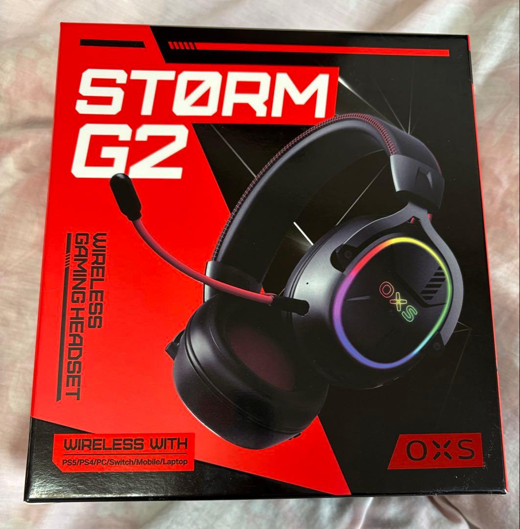 OXS ワイヤレスゲーミングヘッドセット ST0RM G2新品 Amazon.com: OXS Storm G2 Wireless Gaming Headsets, 7.1 Virtual