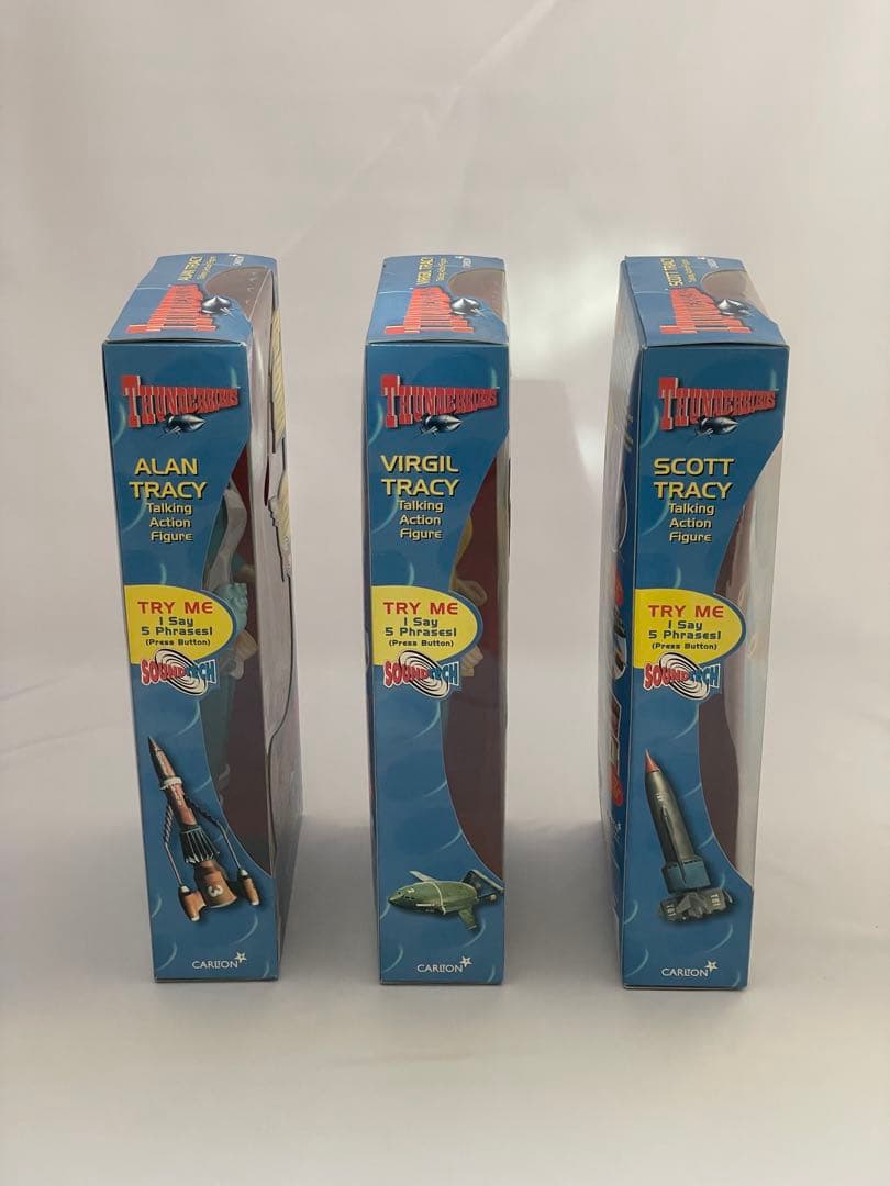 未開封】サンダーバード トーキングフィギュア 3体セット