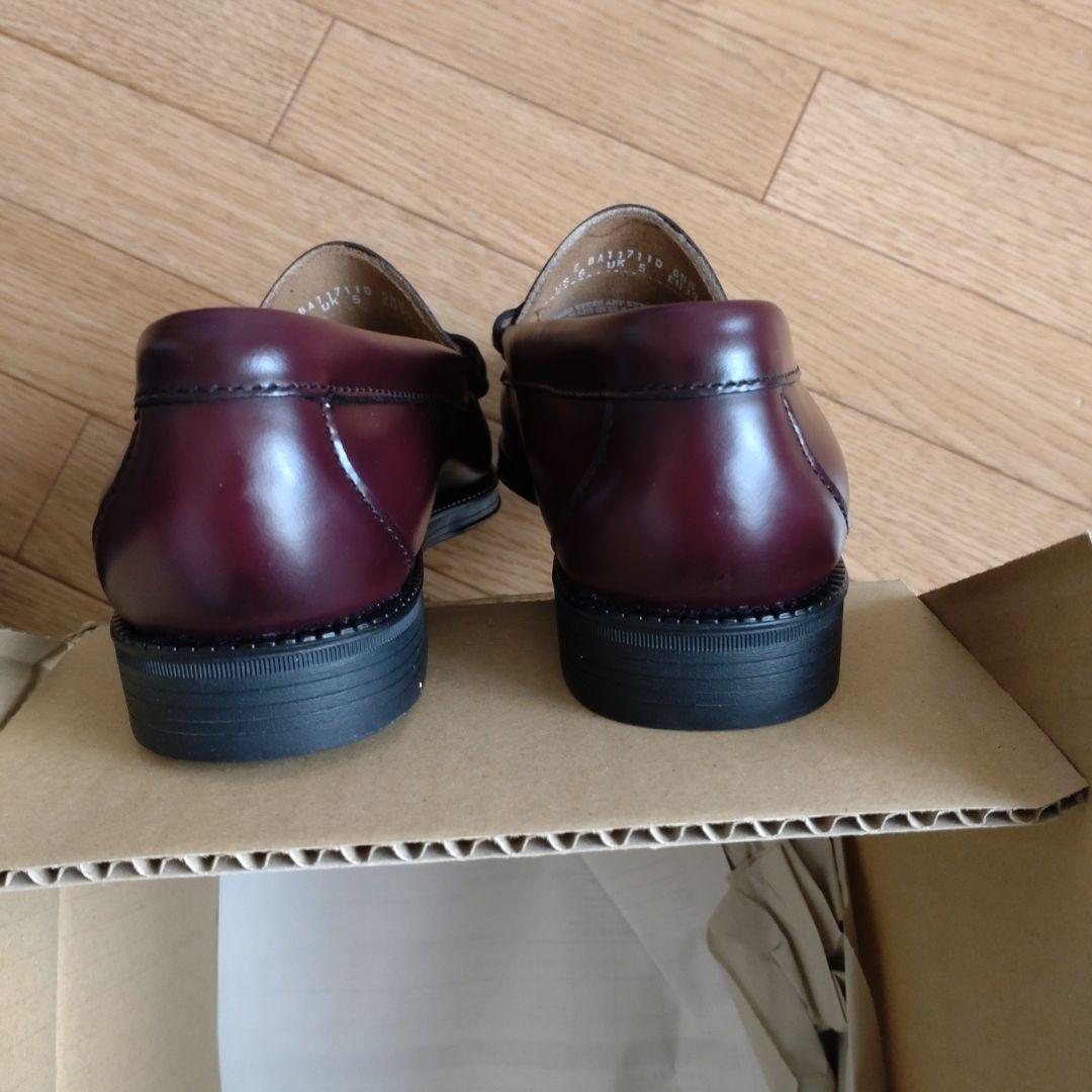 G.H.BASS ローファー LARSON US6.0(24.0) WINE