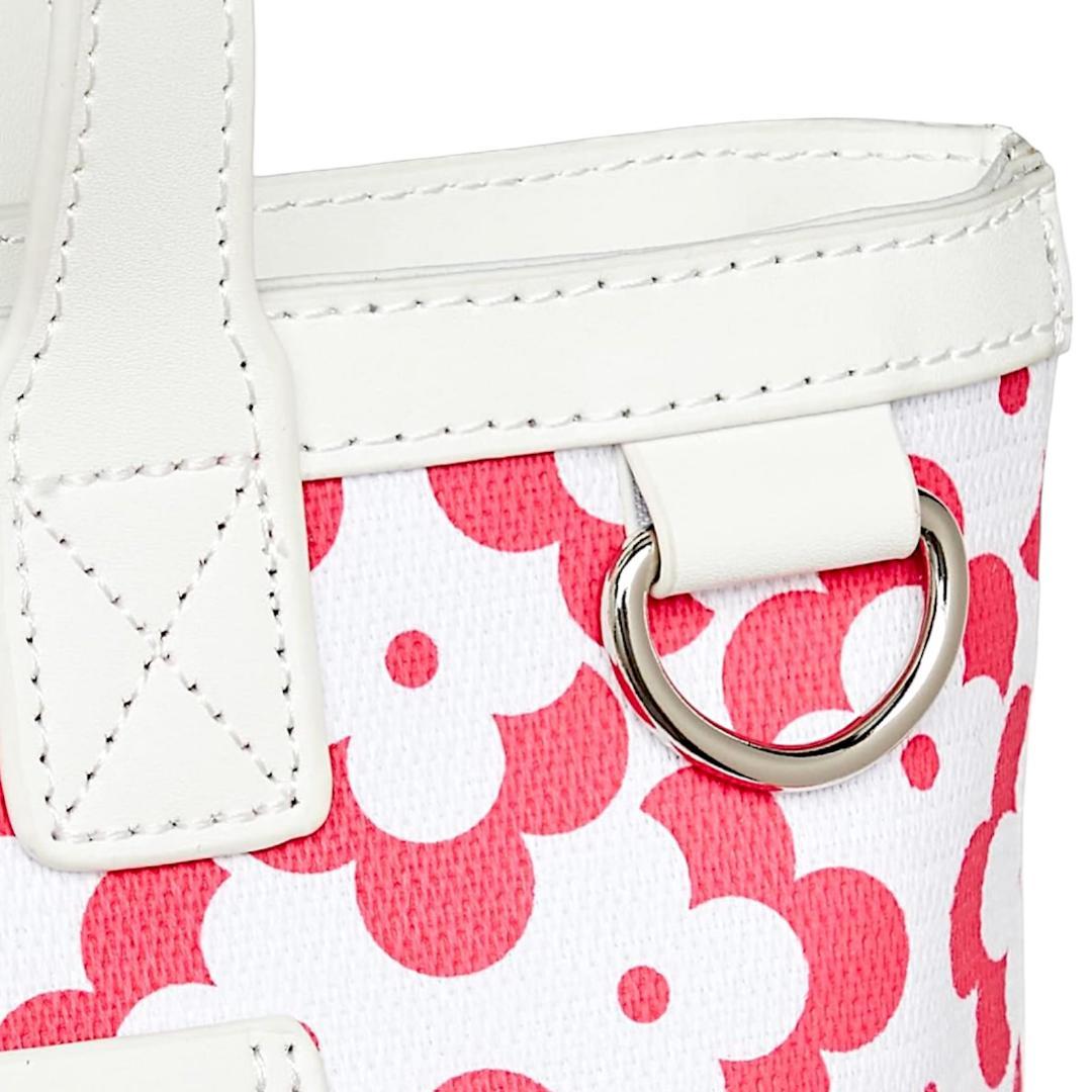 新品 パーリーゲイツ 定価2.8万 ジオメトリックフラワー柄 カート