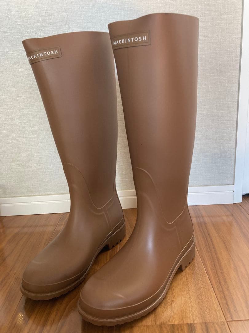 【新品・訳あり】MACKINTOSH WISTON レインブーツ ブラウン 37 Mackintosh（マッキントッシュ）の「WISTON RAIN BOOTS TALL（レイン