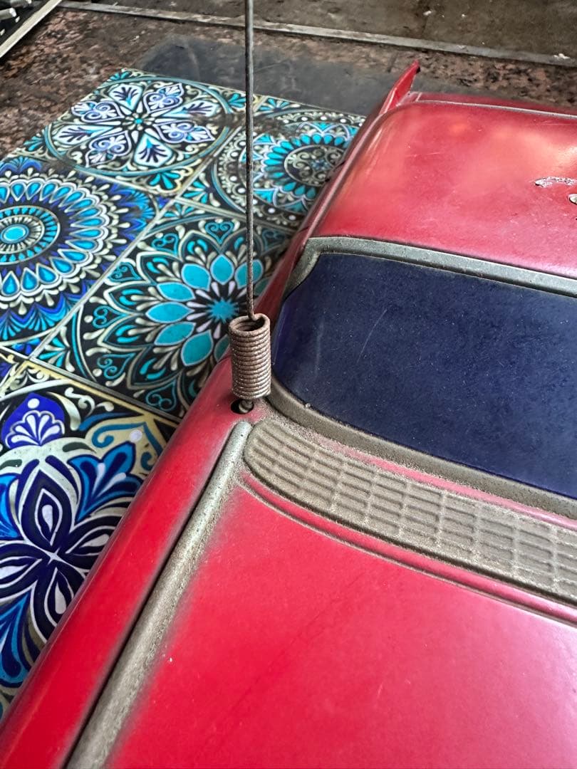 キャデラック赤 約46cm アンテナ付きYonezawa ヨネザワ　フリクション