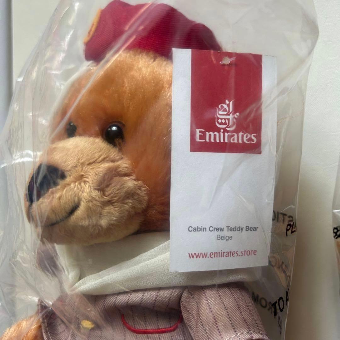 新品未開封】エミレーツ航空 パイロット キャビンクルー テディベア 2
