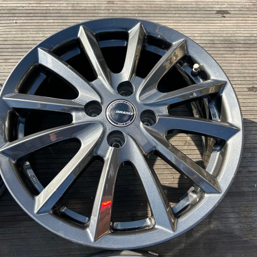 BRASIZ アルミホイール16インチ4H100 6J+42 4本 送料込み