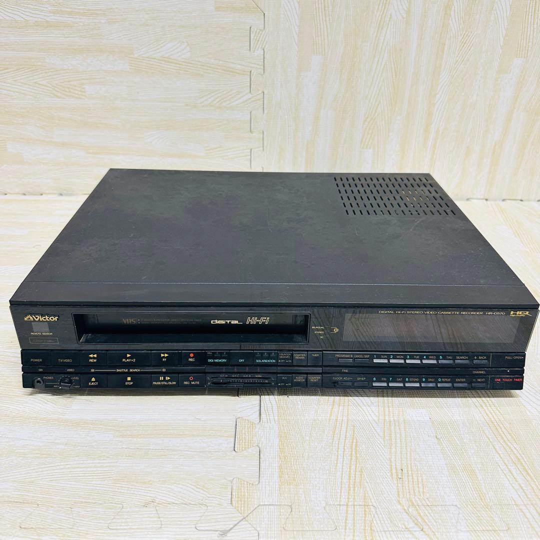 ジャンク Victor ビクター ビデオカセットレコーダー HR-D570 - メルカリ