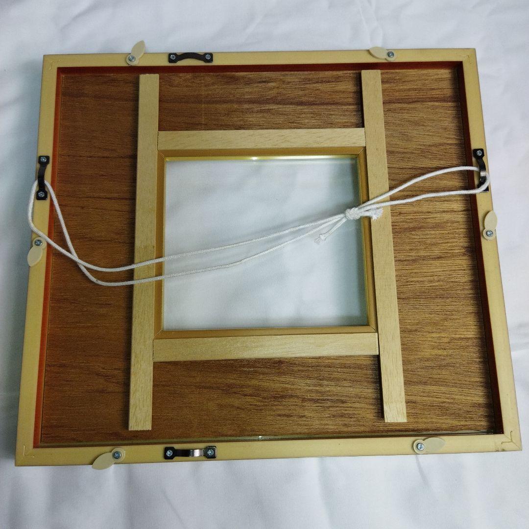 羽中田美季　古井万里にバラ　絵画 　フレーム付き