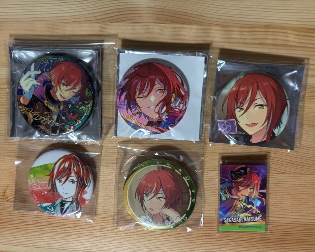 あんスタ 夏目 缶バッジ6点セット - メルカリ