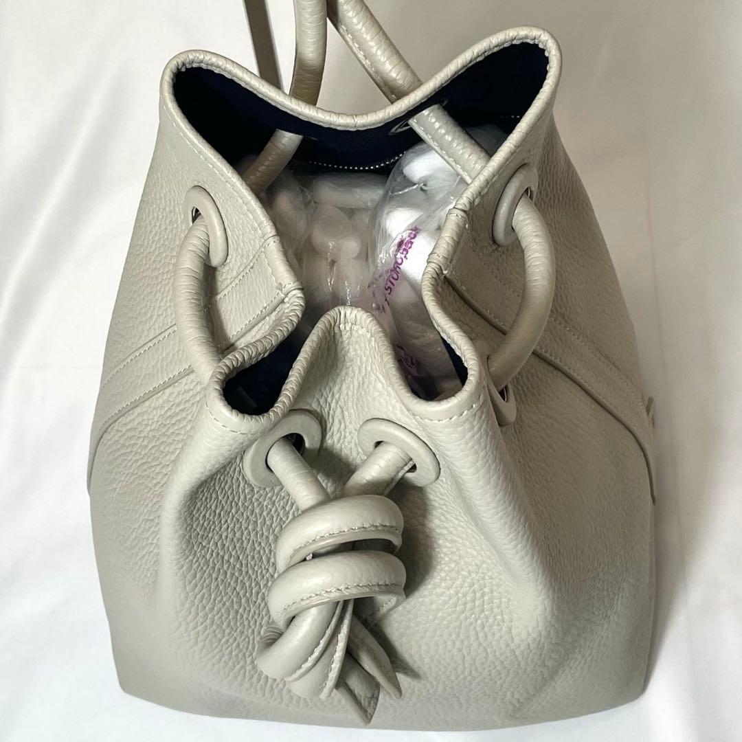 美品】ヴァジック ボンド ナノ ショルダーバッグ 巾着型 2way