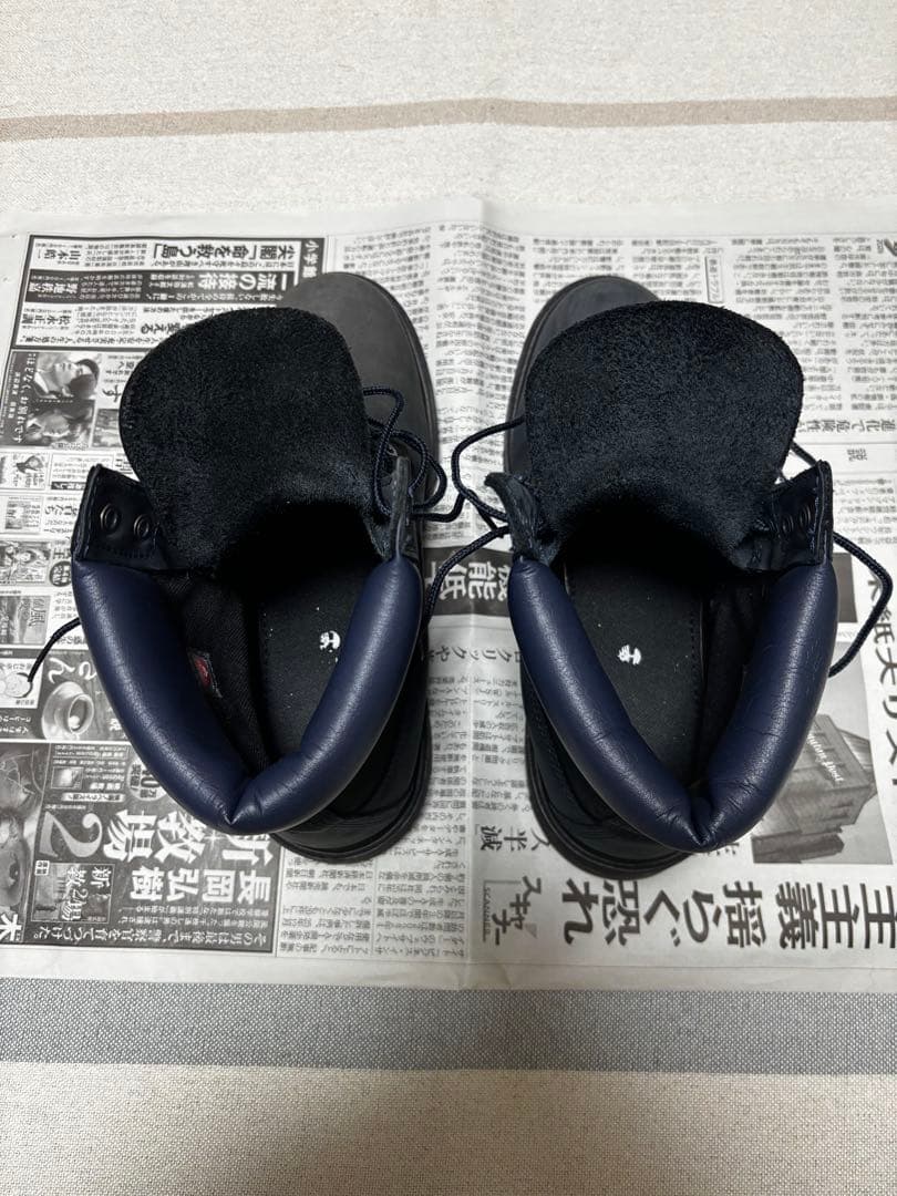 ティンバーランド　ネイビー　25.5cm