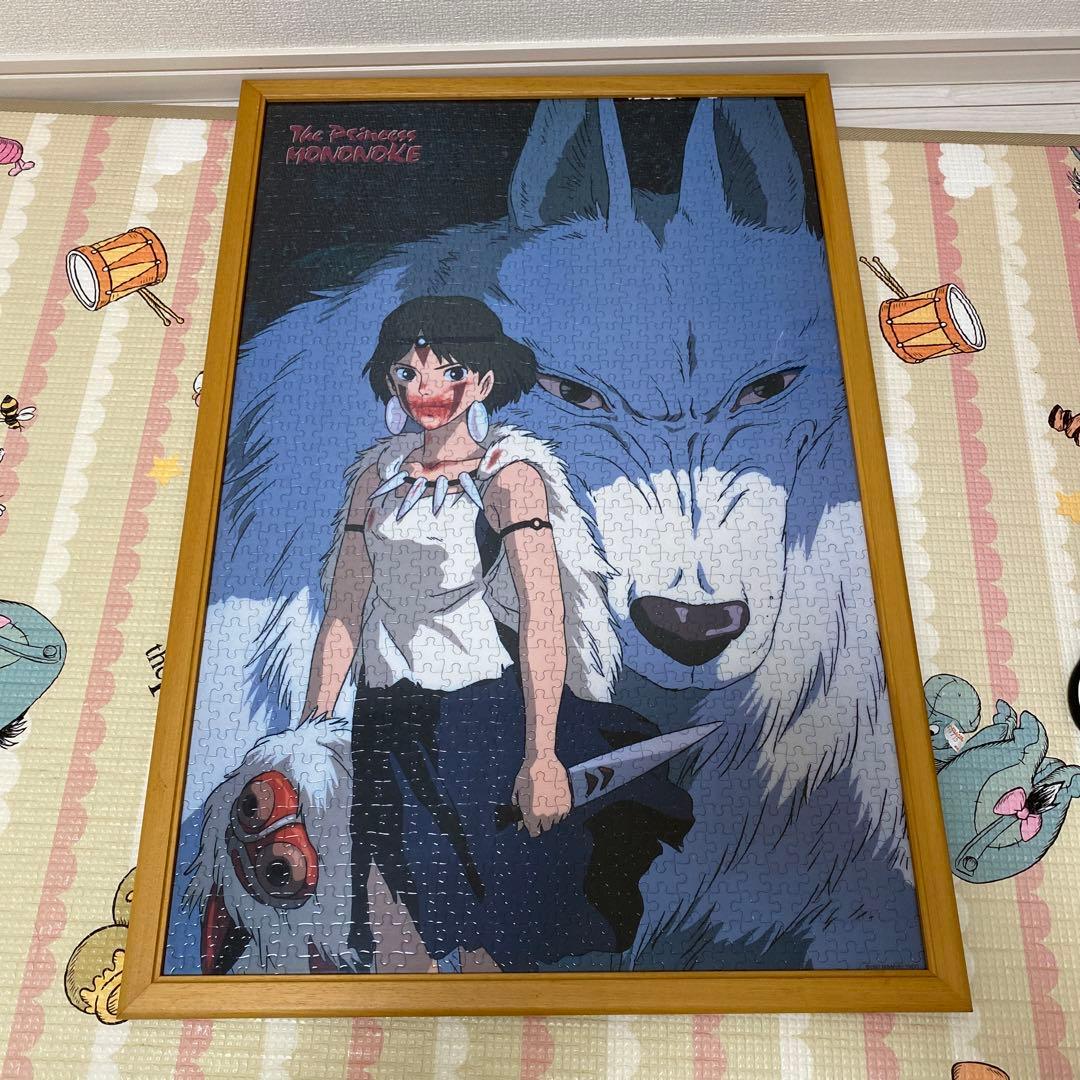 1000ピースパズル 「犬神モロとサン」 スタジオジブリ もののけ姫