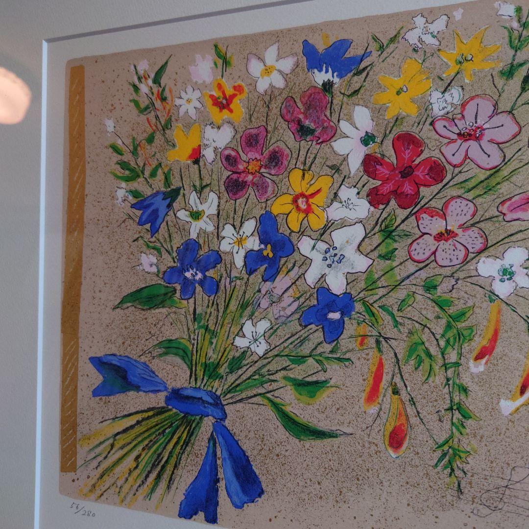 フジコ・ヘミング フジ子ヘミング リトグラフ 版画 花束 - メルカリ