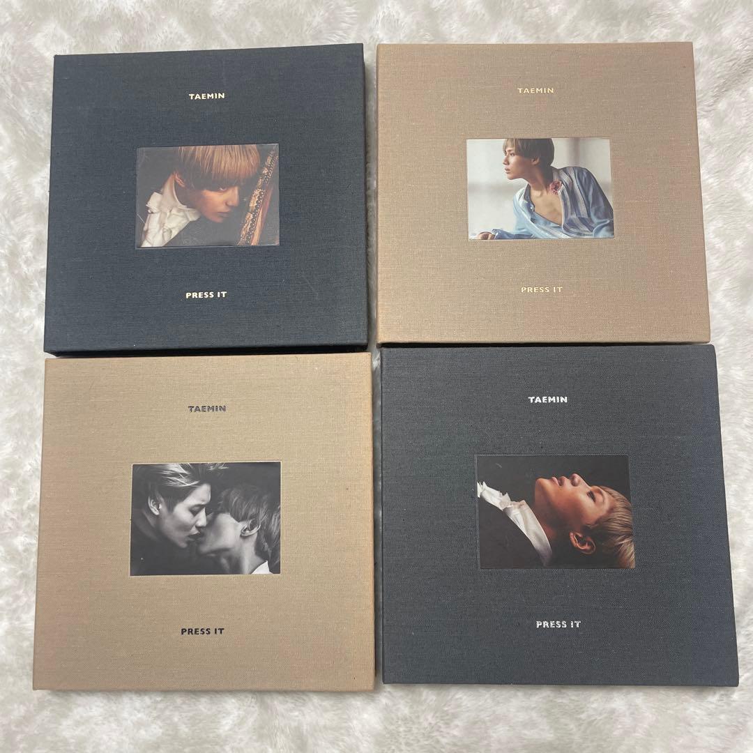 超レア廃盤品 SHINee テミン ソロ PRESS IT 4枚コンプリート