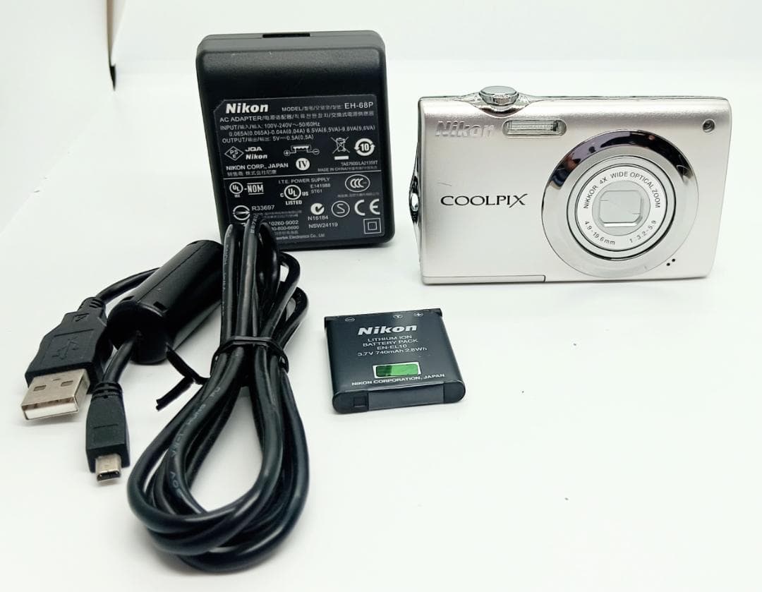 Nikon COOLPIX S3000 Silver デジタルカメラ 充電器付き 81SfH9q8fJL._AC_UF350,