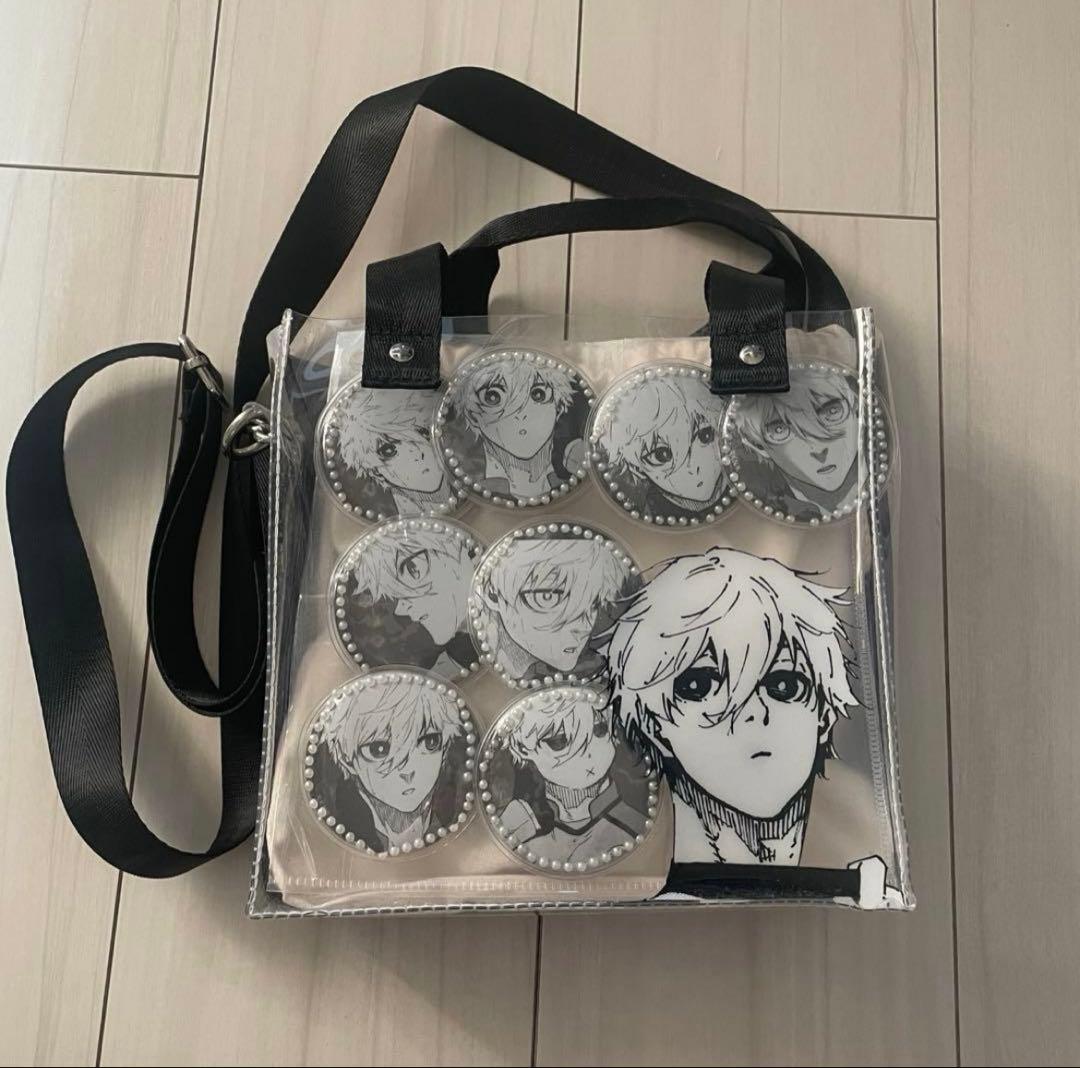 ブルーロック】 凪 誠士郎 原画 コマクリアバッグ 原画展 缶バッジ