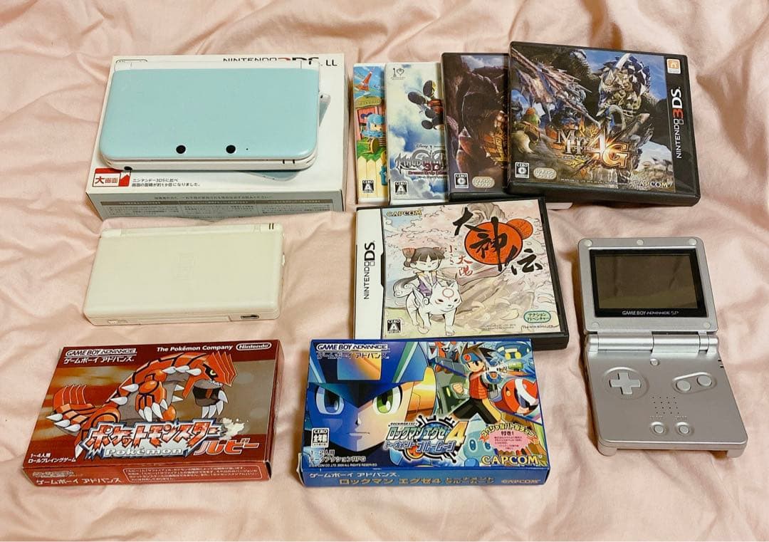 値下げしました任天堂スイッチ、3DSLL、カセットまとめ売り