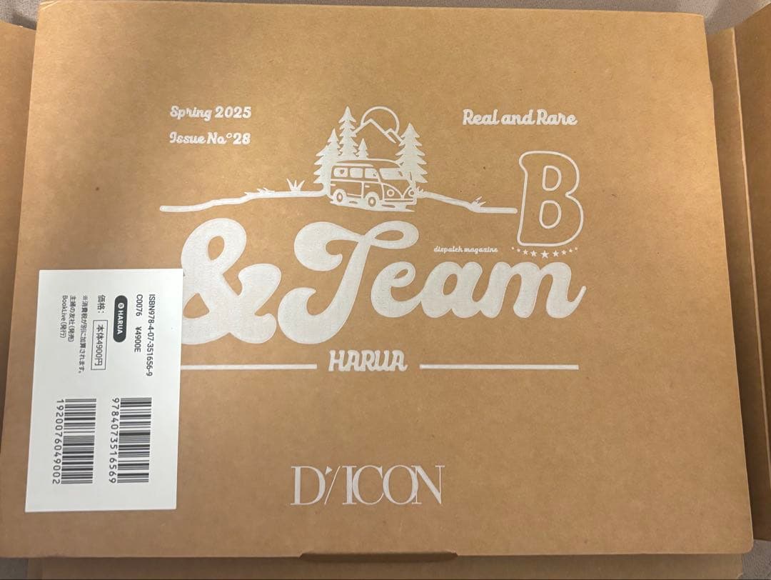 &TEAM DICON D’PARTMENT B-TYPE 写真集 HARUA