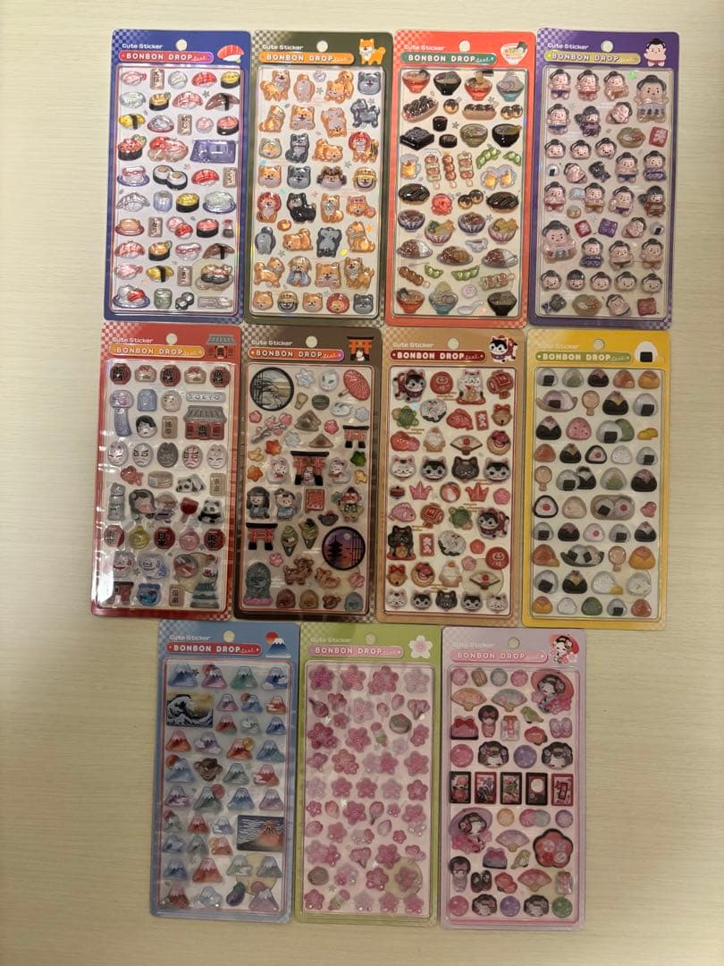 【正規品】ボンボンドロップシール 和柄 11種 ボンボンドロップシール」“和柄新作”の公式抽選販売が予告！「柴犬