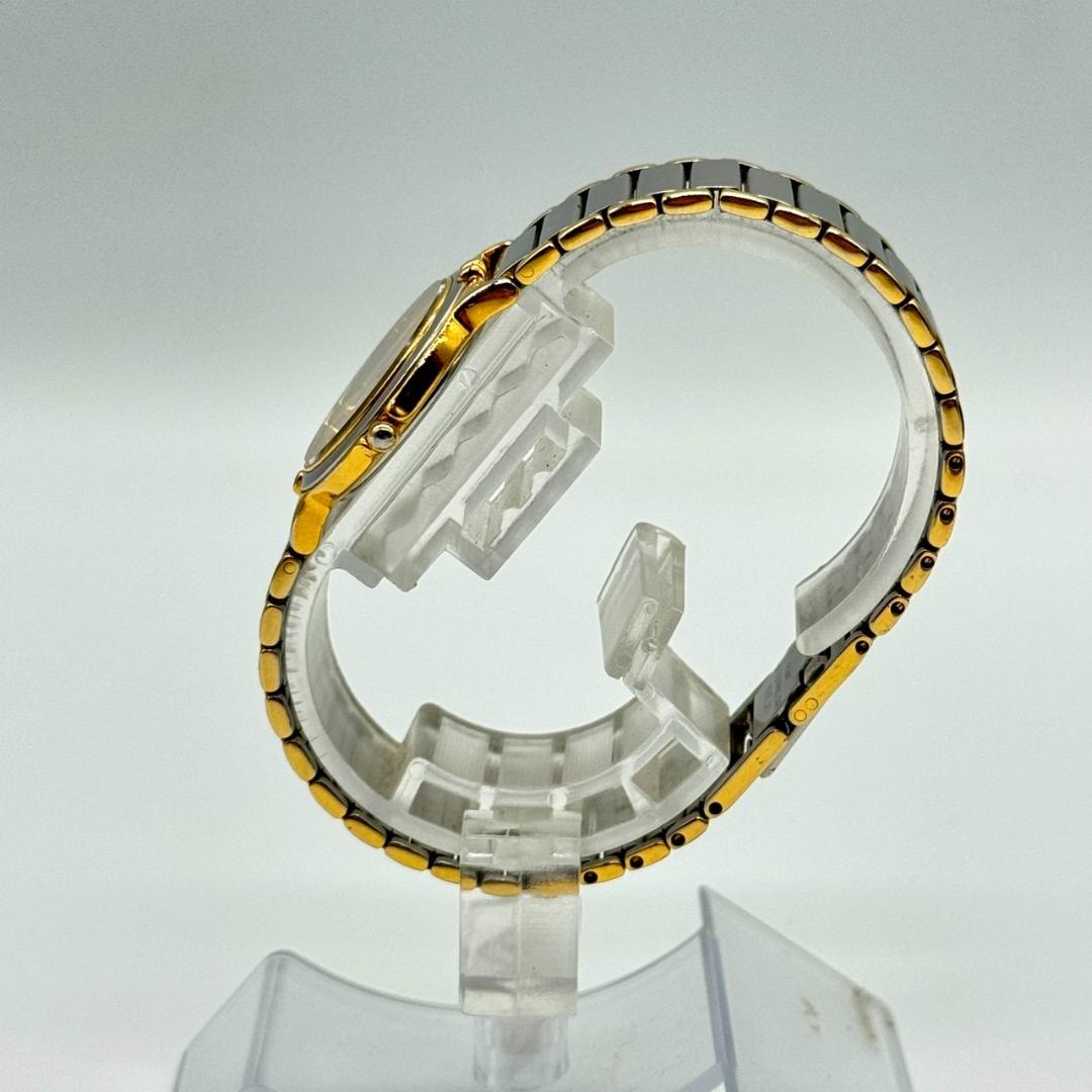 稼働品 YSL イヴサンローラン 腕時計 ゴールド文字盤 クォーツ 2針