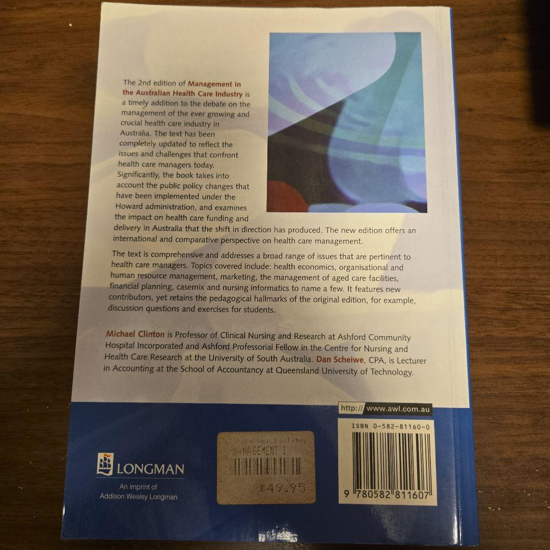 Management in the Australian Health Care