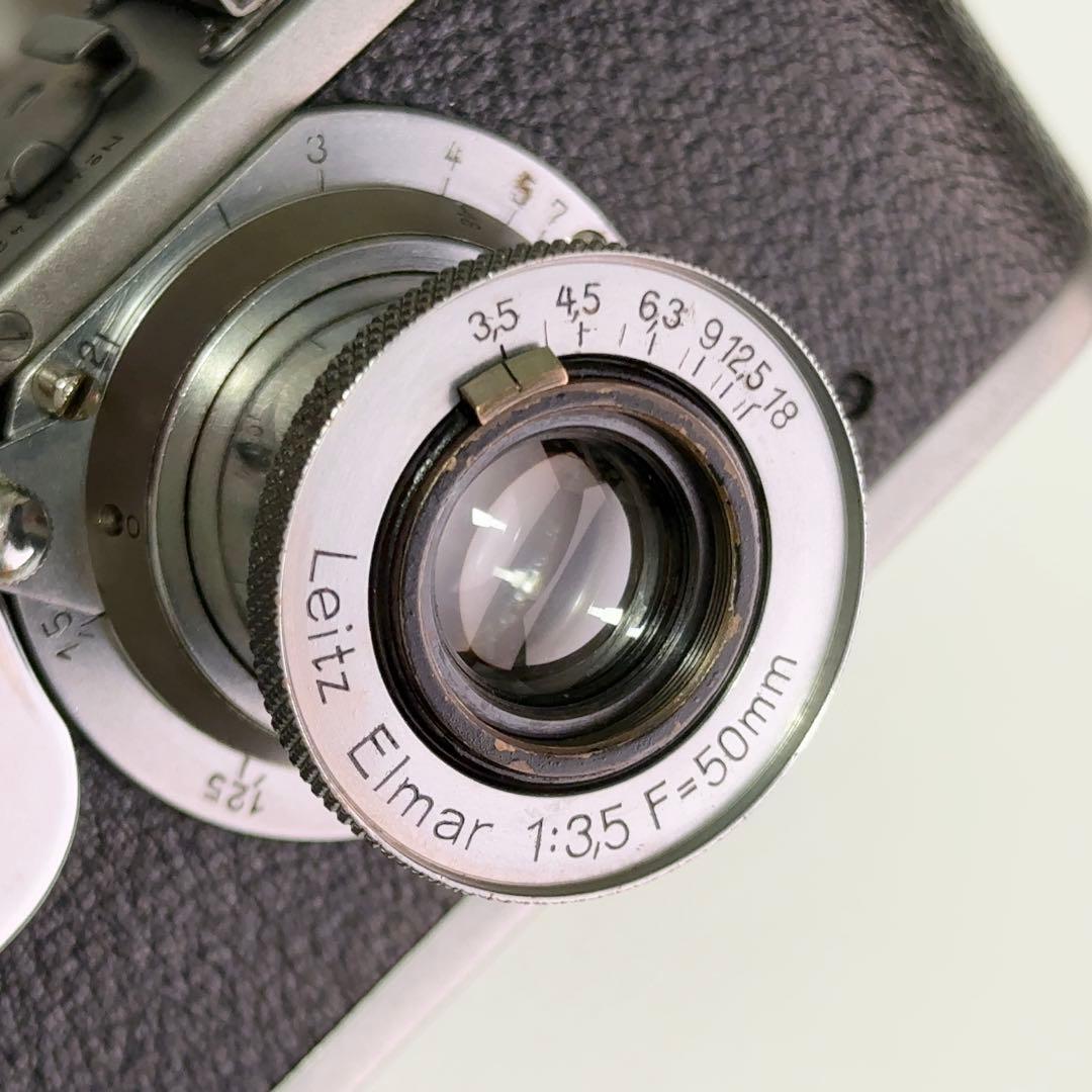 【希少】ライカ A型 シルバークローム《エルマー50m/F3.5付き》Leica