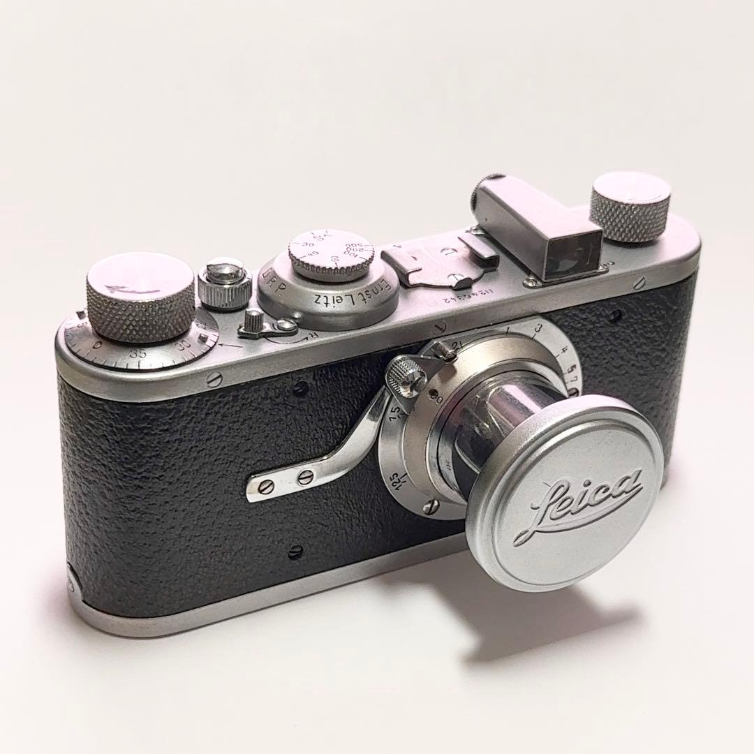 【希少】ライカ A型 シルバークローム《エルマー50m/F3.5付き》Leica