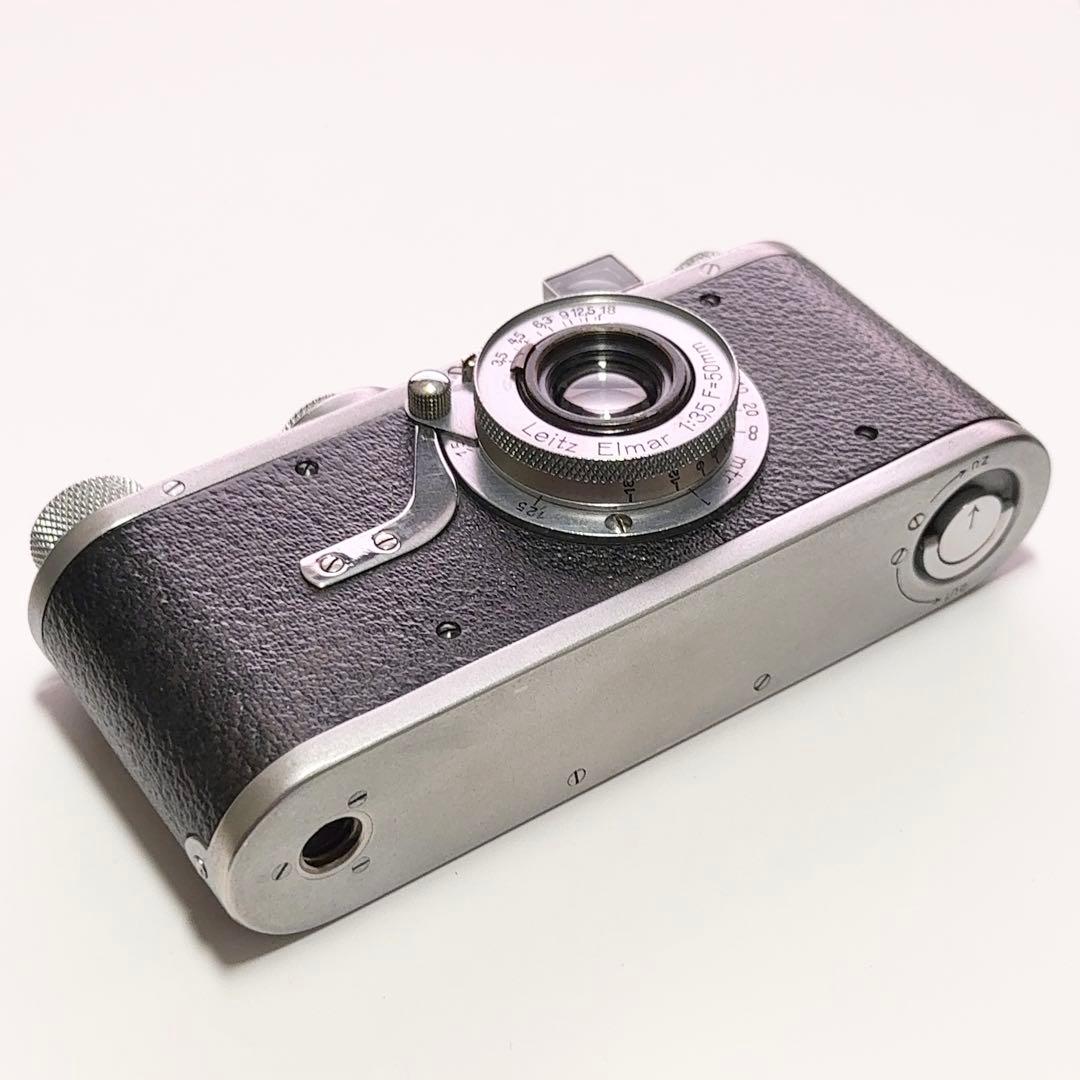 【希少】ライカ A型 シルバークローム《エルマー50m/F3.5付き》Leica