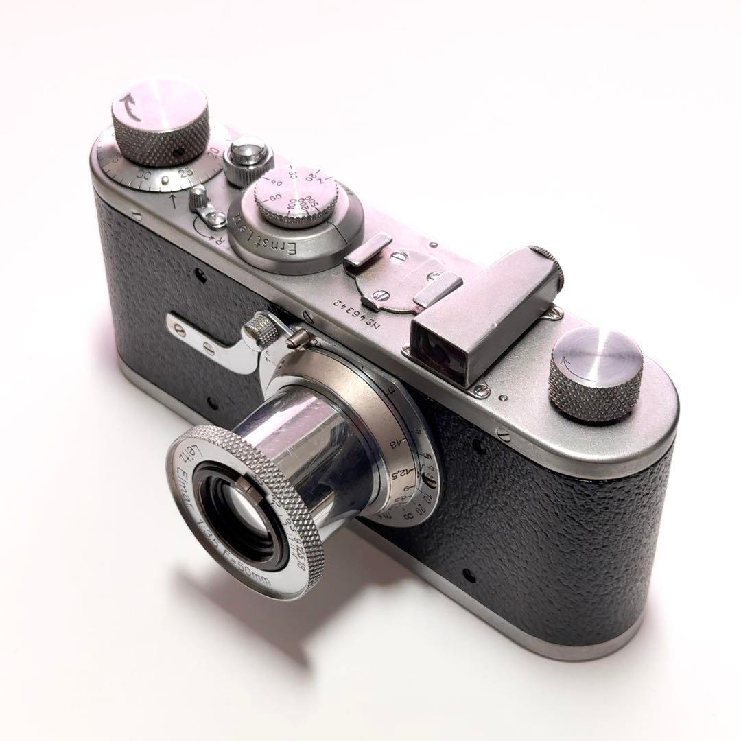 【希少】ライカ A型 シルバークローム《エルマー50m/F3.5付き》Leica
