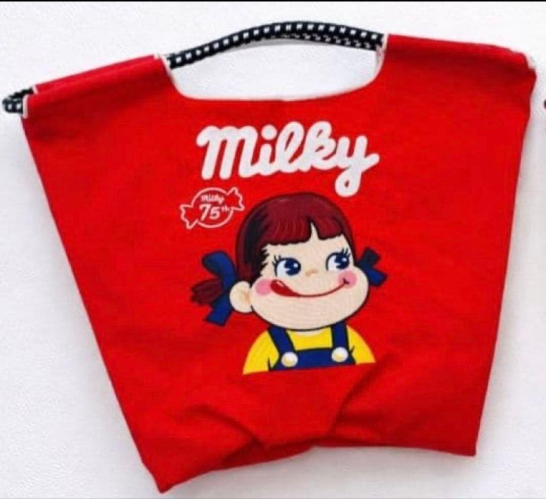 ボールアンドチェーン エコバッグ 不二家 ペコちゃん MSサイズ