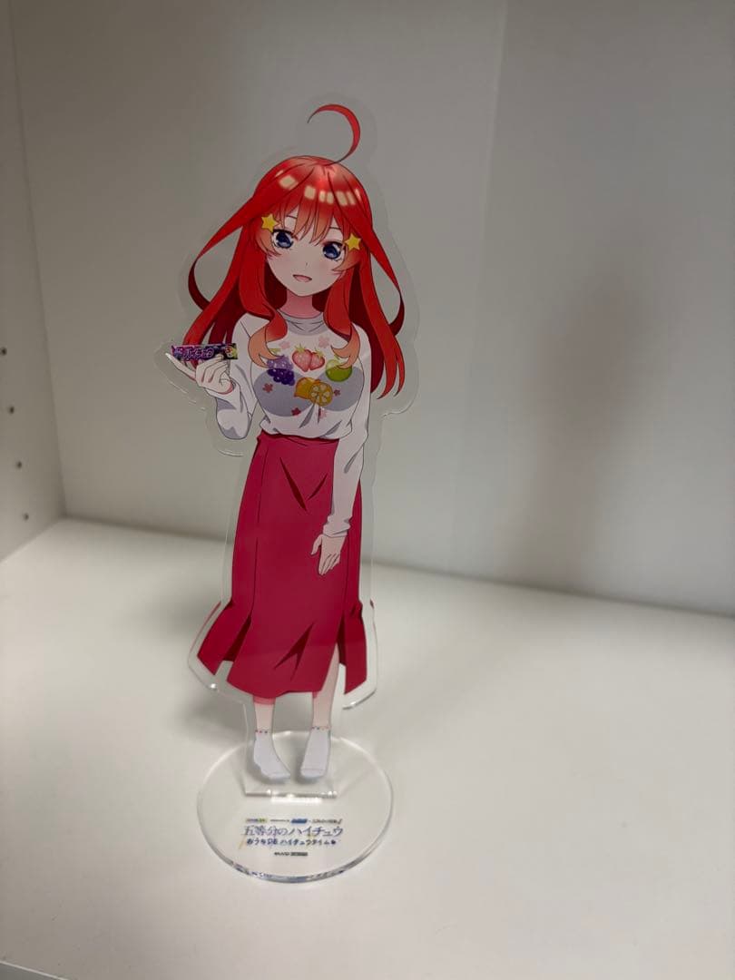 アクリルスタンド 五等分のハイチュウ　当選品 ハイチュウ」×映画『五等分の花嫁』コラボ。アニメ未収録の人気原作