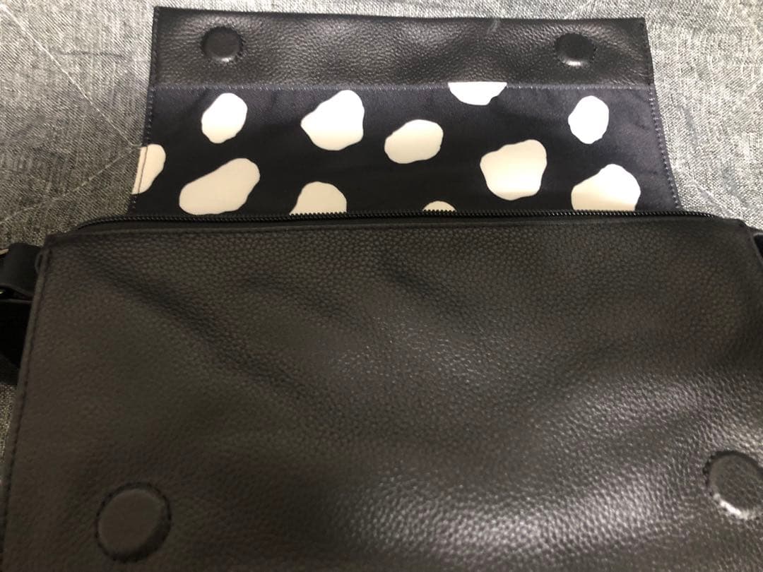 パピヨネ限定カラー完売☆ワイドテープショルダー バッグ 内側