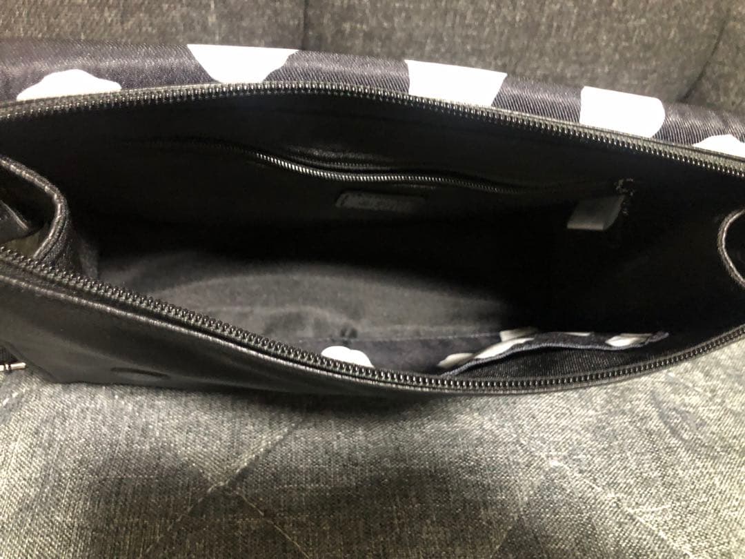 パピヨネ限定カラー完売☆ワイドテープショルダー バッグ 内側