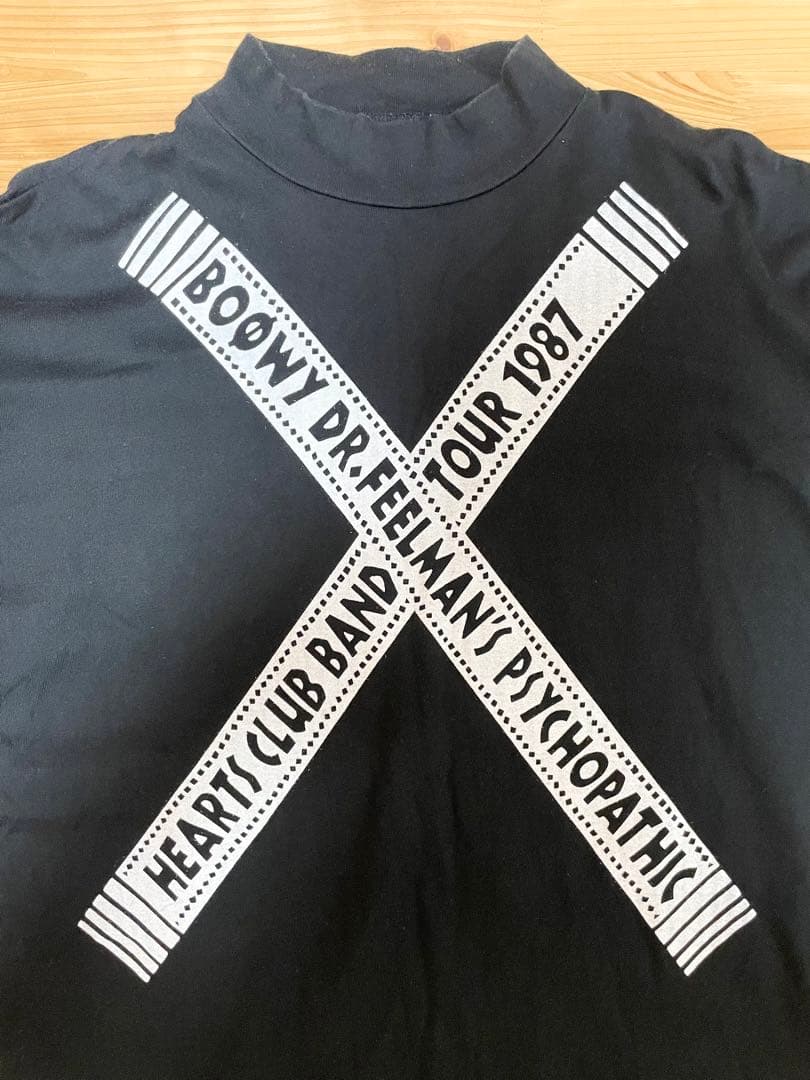 BOOWY 1224 Film ツアー 長袖 ロングTシャツ 黒 コンサート - メルカリ