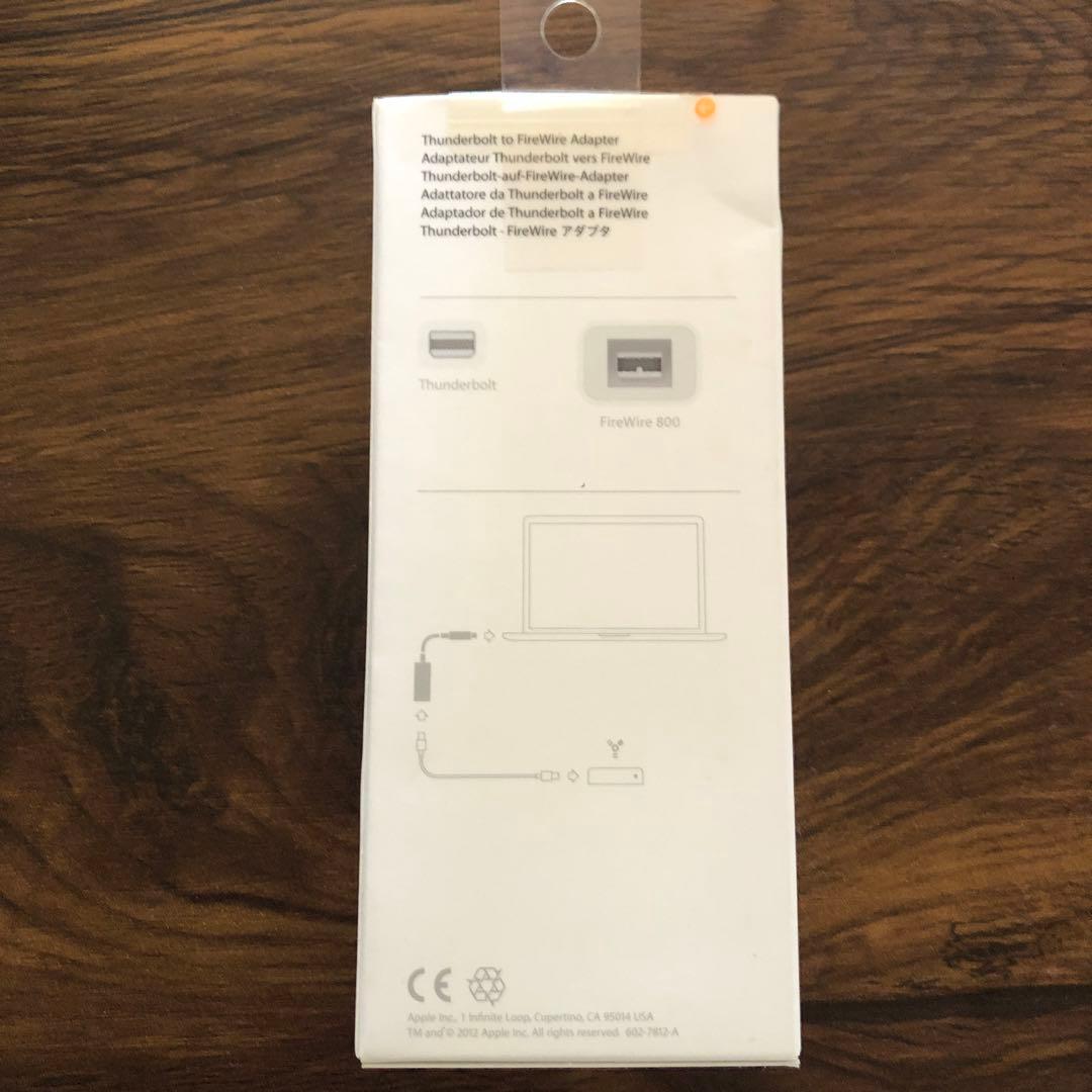 Apple Thunderbolt -FireWireアダプタ MD464ZMA