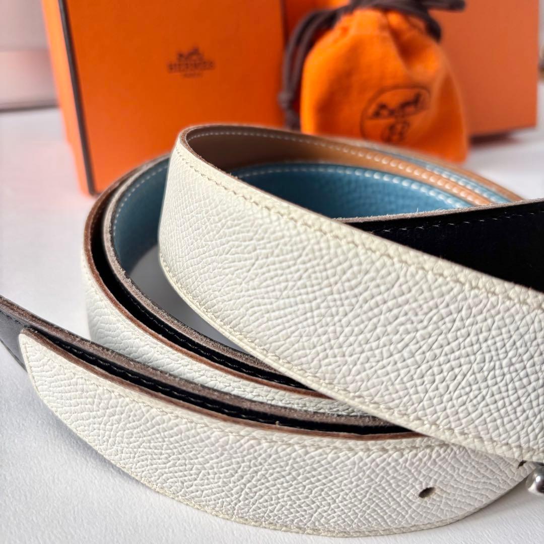 HERMES バックル トゥアレグ H リバーシブルベルト 2セット