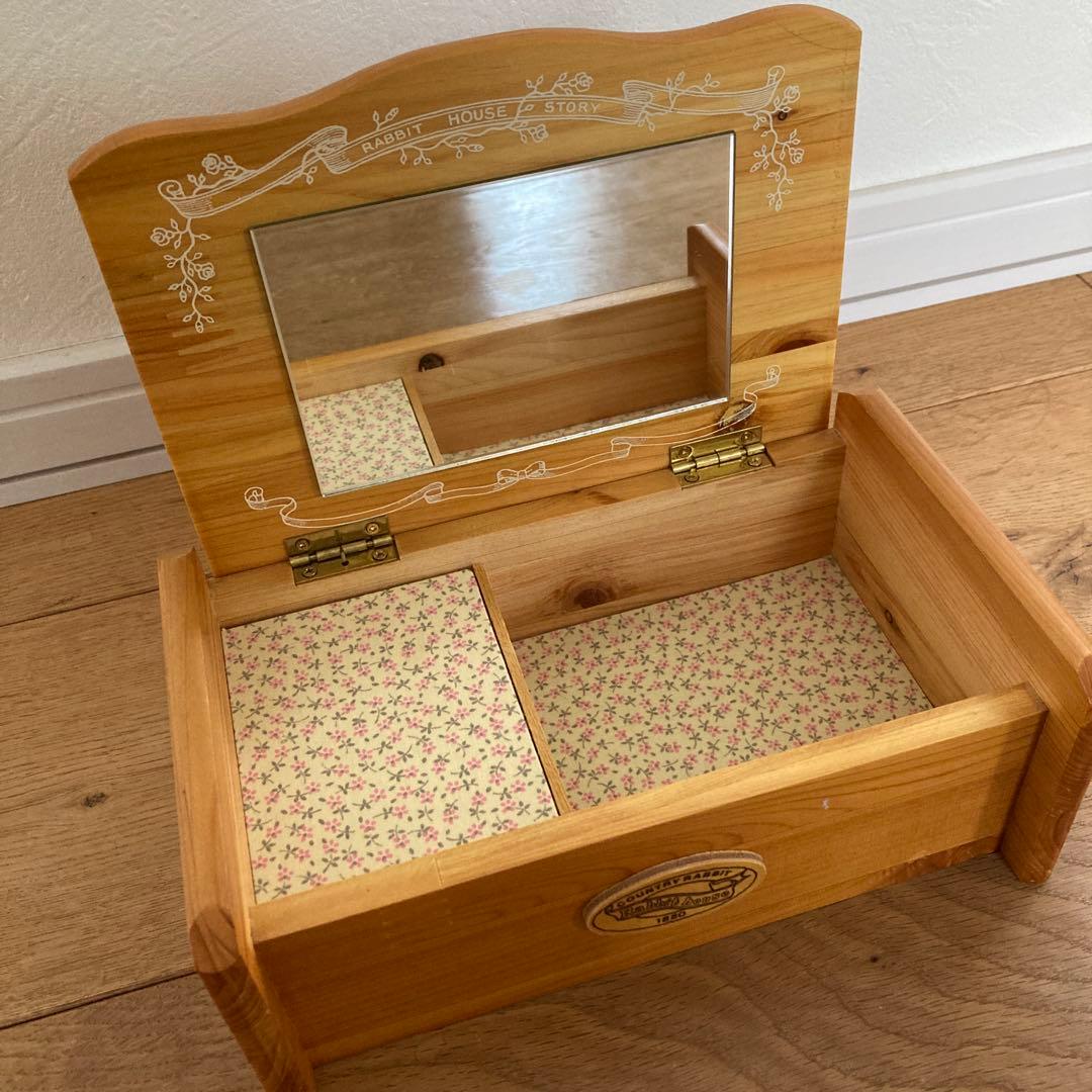 サンキョー オルゴール ラビットハウス 小物入れ うさぎ いとしの