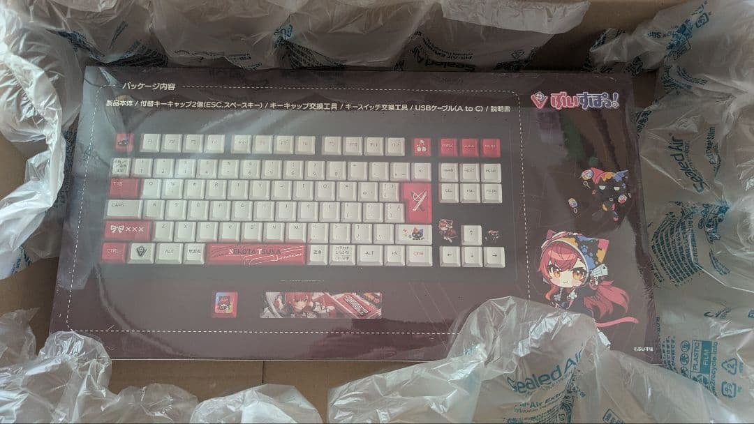 新品未開封】猫汰つな ゲーミングキーボード ぶいすぽっ！ VSPO！ GEAR